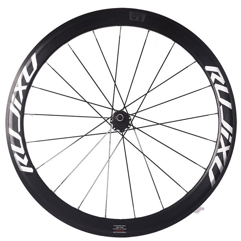 700c 50MM框高RUJIXU锐杰逊直拉破风辐条公路自行车轮组V/C刹圈刹