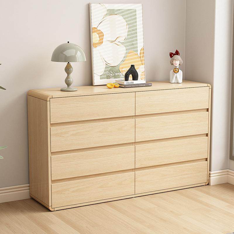 原木风实木餐边柜斗柜客厅柜多功能橱柜家用收纳卧室储物柜