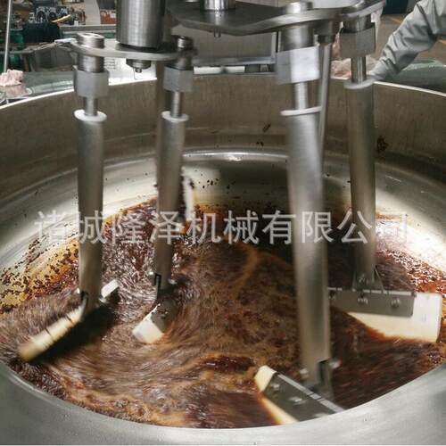 大型炒火锅底料机火锅料加工厂炒料机火锅料生产设备