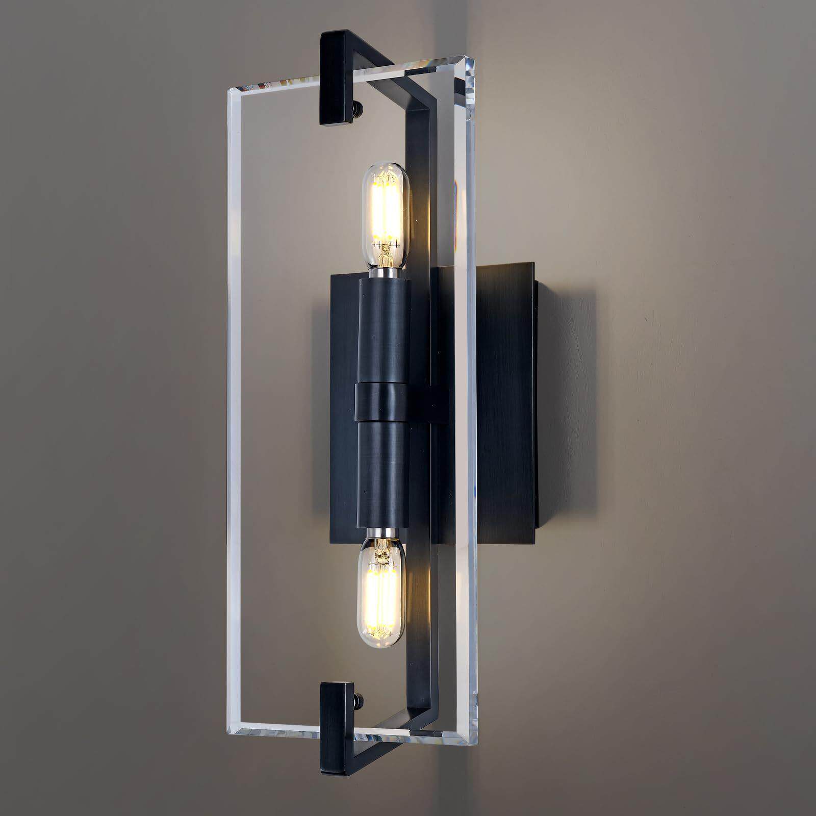 后现代全铜水晶壁灯轻奢酒店卧室客厅书房浴室柜镜前过道玄关灯具