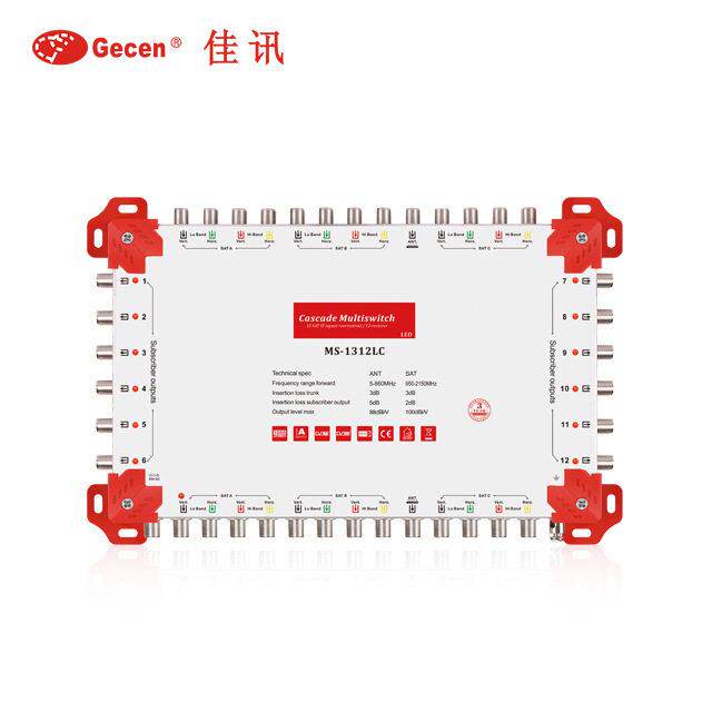 卫星13进16出多路信号切换开关13inmultiswitch12sat+1antinput
