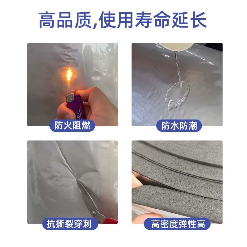 高密度温铝箔隔热保棉12哑水光面阳光房屋顶隔抗热防防潮老化