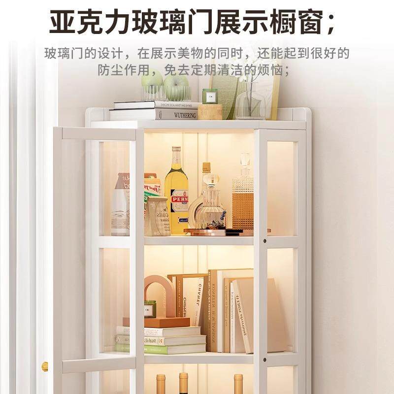 转角置物架餐厅角落墙边角客卧室拐三角厅柜553多层防尘落地收纳