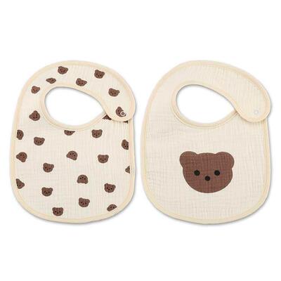 Children's bib all cotton baby bib saliva towel