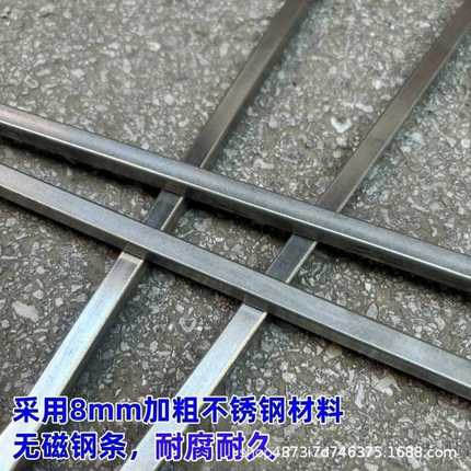 1米加长不锈钢火钳烧火捡垃圾夹子环卫清洁拾物器加厚长柄取物钳