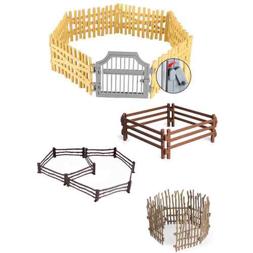 围栏配件玩具农场动物微景观马羊牛棚猪圈栅栏沙盘儿童过家家摆件