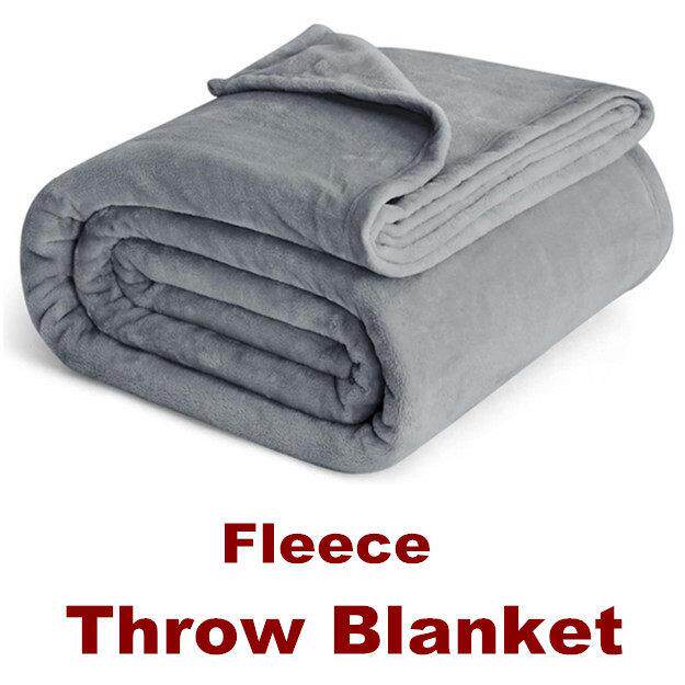 Flannel Fleece Throw Blanket Couch Sofa Bed Soft Twin图片