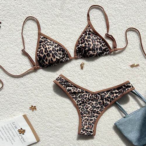 Bikini lace up swimsuit women's beach swimsuit