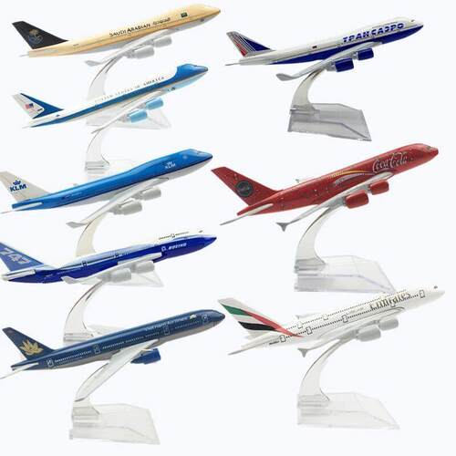 16cm Boeing B747 B787 Airbus A380 Model Airplane Kits Gift P