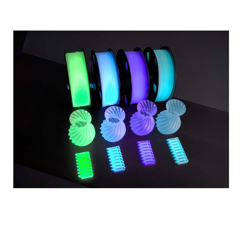 PLA夜光3D打印耗材高速打印机耗材彩色荧光1.75mm不拉丝不堵头