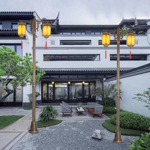 户外防水中式大门屋檐吊灯庭院宫廷凉亭过道长廊连廊阳台室外灯