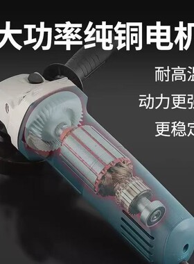 电动工具磨光FHG握机角机金属抛切磨割机手持把打磨机光机