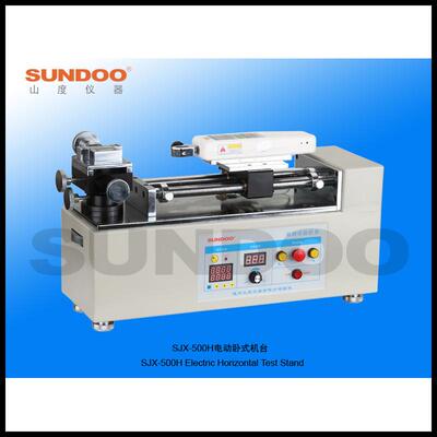 山度电动卧式机台SJX-500H 推拉力计 拉压测力计自动卧式试验机台