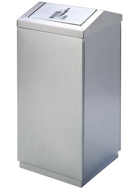 不钢翻盖垃圾地烟座灰桶黑色烤漆灭烟PTD商锈写字楼室内场商用环