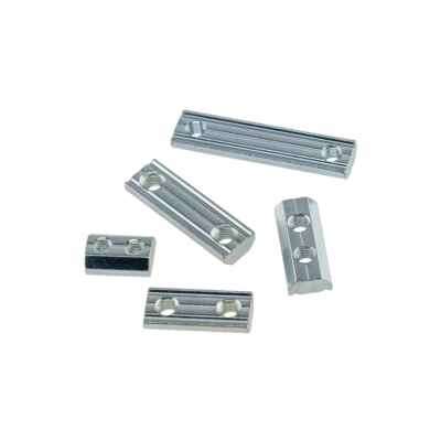 CRG铝型材配套机械手治具配件单双孔PTN-M5长方形T型滑块螺母