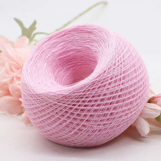 华之信纺织源头春夏纱线亚麻混纺纱色纱现货2/21亚麻棉纱