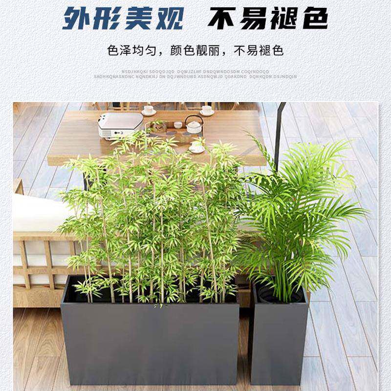 大小号花盆户外园林花槽花钵高架桥悬挂绿化花箱绿植种植槽长方形