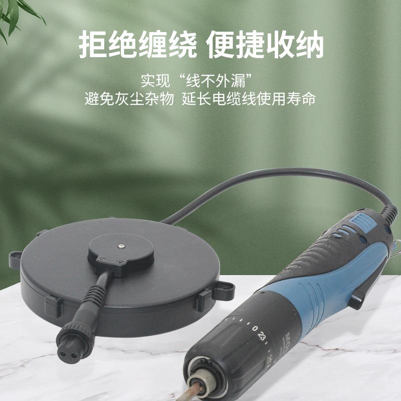 小2芯电源683线移动收纳卷线盘家电电自用动收线盘可伸器缩卷型线