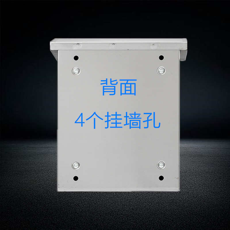 201不锈钢户外双层门防水防雨配电箱室外仪表箱按钮控制柜布线箱