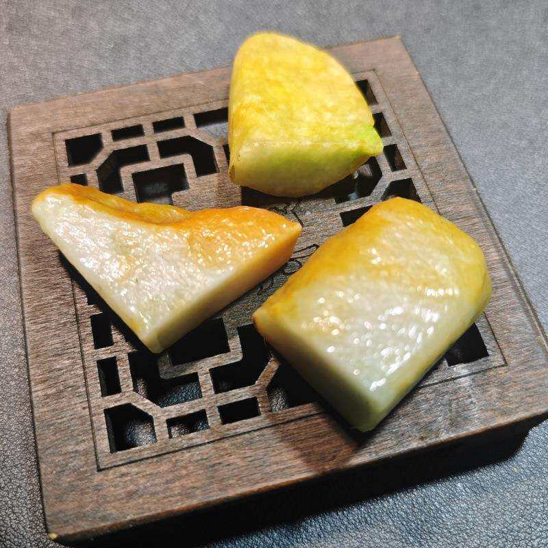 悦缅缘翡翠四会天光墟天然缅甸A货翡翠原料开口原石片料