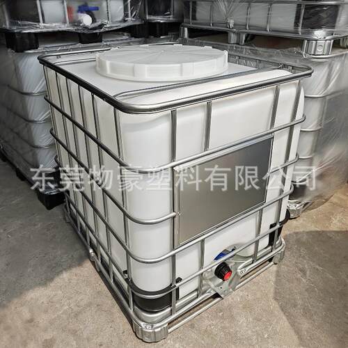加厚1000升塑料吨桶全新500L化工原料运输桶耐酸碱方形铁架1吨桶