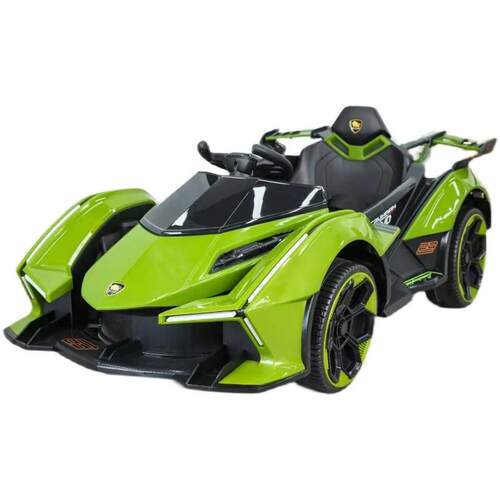 高档兰博基尼儿童童电动车轮四汽车玩遥控可坐人男女宝宝具跑车小