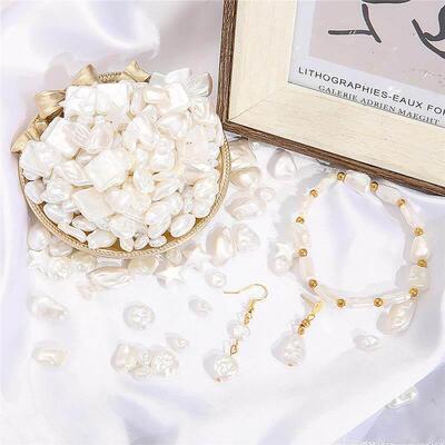 Irregular ABS Imitation Pearls Beads for DIY Bracelet Making