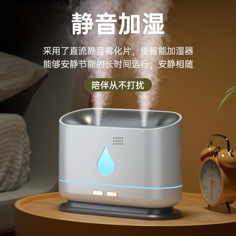 新款直销水滴双孔加湿器家用卧室孕妇婴儿净化空气车载喷雾礼品跨