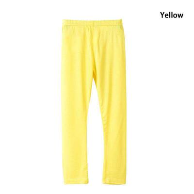 Girl Pants Soft Elastic Modal Cotton Kids Leggings Candy Col