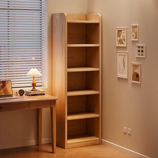 实木书柜量转角地置柜落收纳柜SG0082大容靠墙边柜客厅立柜简易储