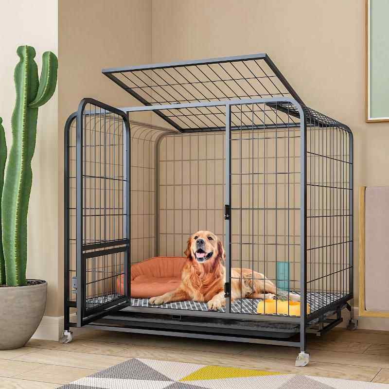 狗笼子中型大型犬室内带厕所边牧宠物笼小型狗狗拉布拉多金毛狗笼