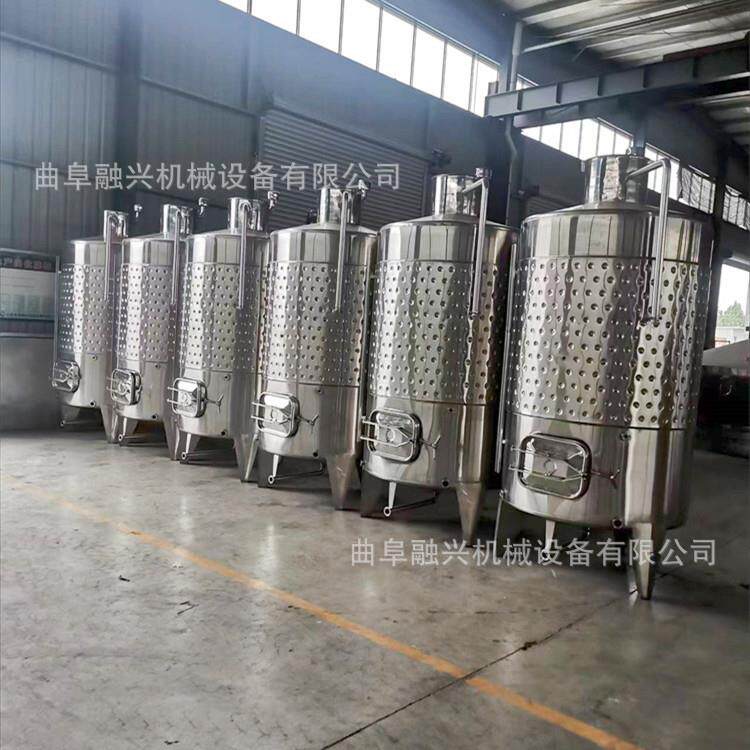 不锈钢泡酒罐果酒蓝莓猕猴桃杨梅发酵罐葡萄酒储存罐白钢酒罐厂