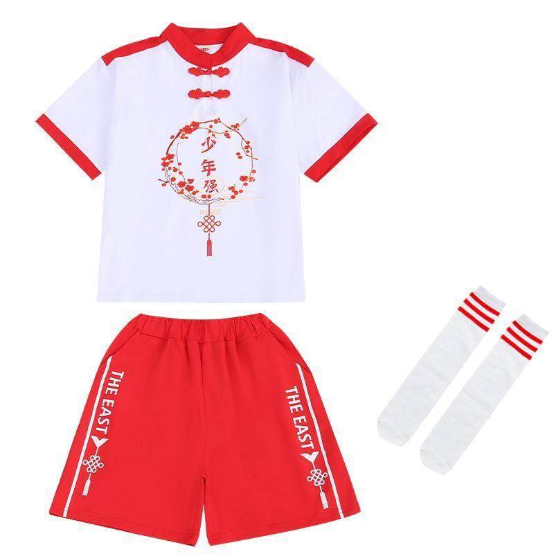 正品少年中国说童演出男服童六儿童表演服装女幼儿园国风舞蹈一服