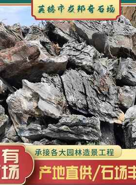 英德石造景假山叠石大型园林庭院英石场产地峰石观赏石