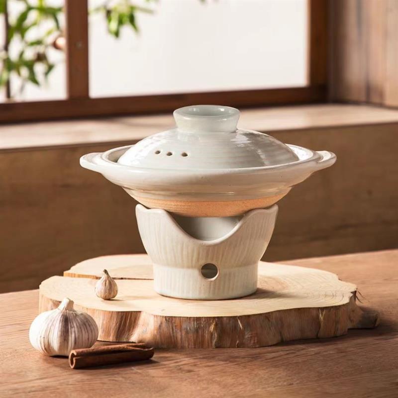 粗陶土煲仔饭锅专用口黄瓷焖鸡陶浅海鲜干锅YT-101砂酒店饭厅商用
