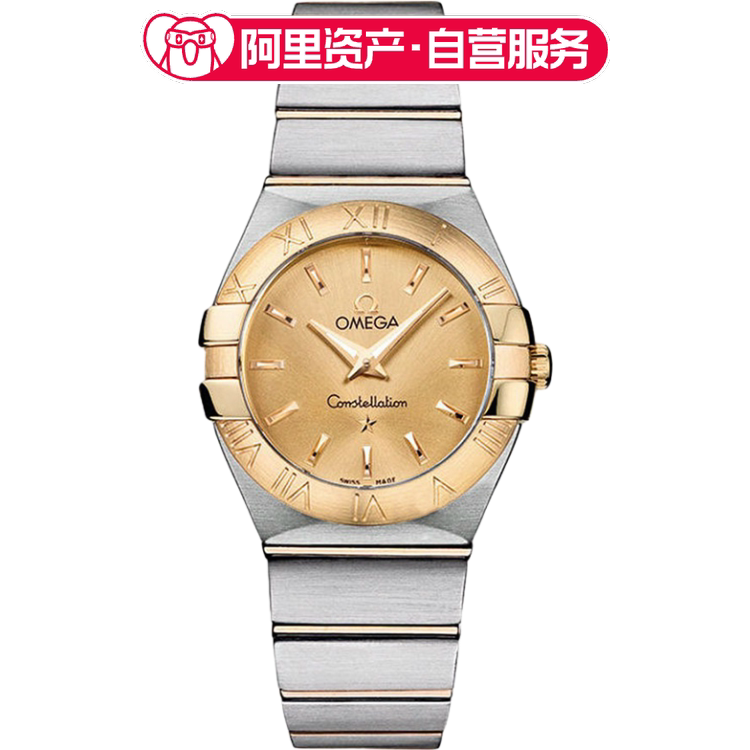 99新欧米茄星座系列123.20.27.60.08.001 石英女士腕表