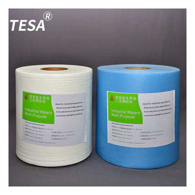 工业无尘擦拭纸吸油吸水汽车零部件喷漆轨道无纺布大卷压花61003Y