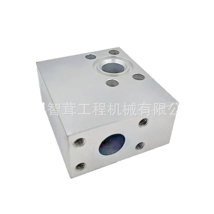 徐工LW500K/KL ZL50G装载机转向泵出油块 铜管接头块 配件