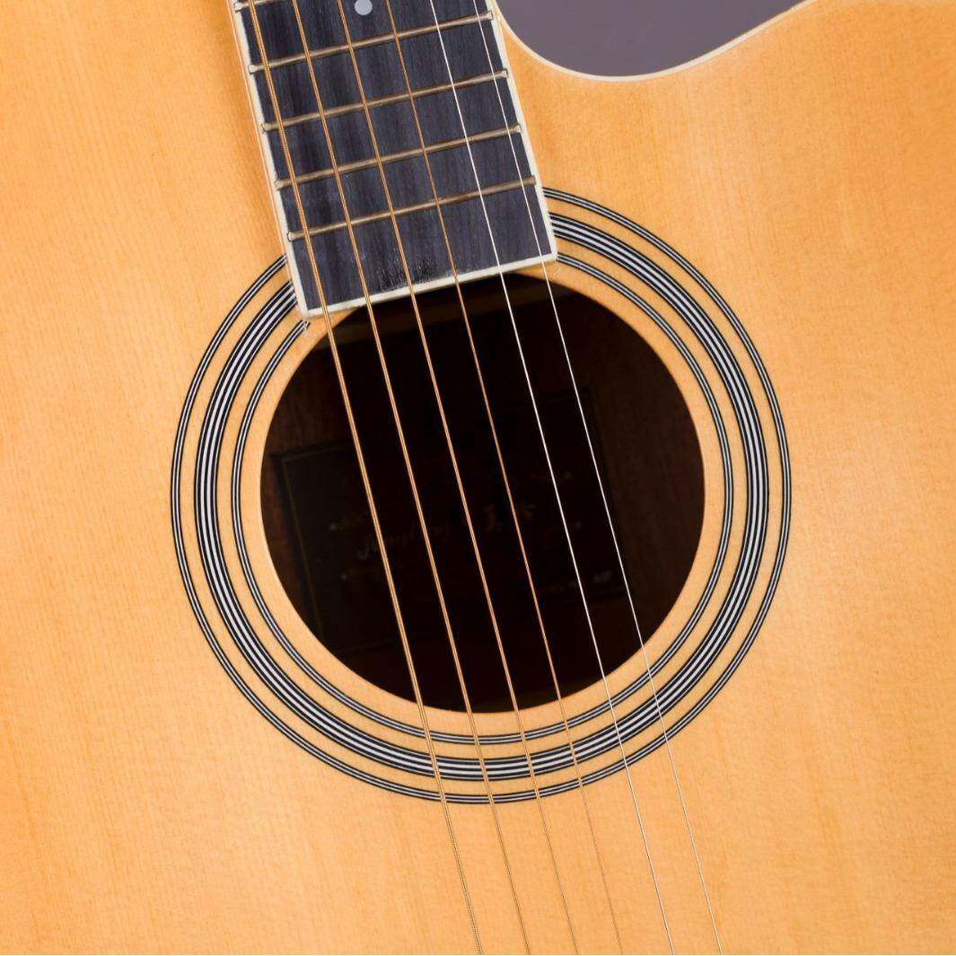 亮光云杉单板吉他41寸 初学者学生民谣吉他guitar面单乐器木吉他