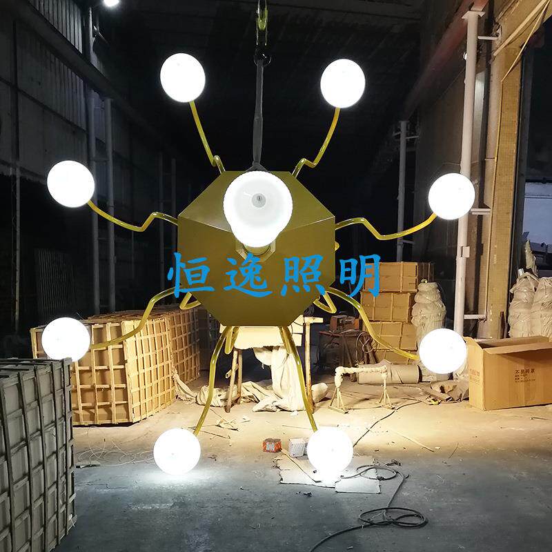 led户外玉兰灯不锈钢中华灯室外大型景观灯公园广场道路亮化路灯