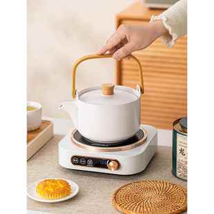 烧水套装 陶瓷煮茶壶大茶围炉生养壶泡茶10242781提梁容量明花火耐