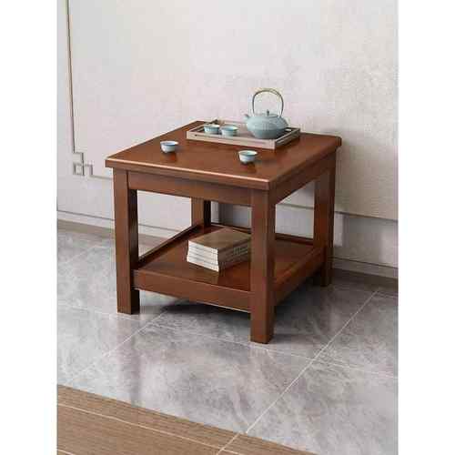老式小方桌正方形木桌客厅家用60x60沙发边桌实木茶桌茶几小桌子