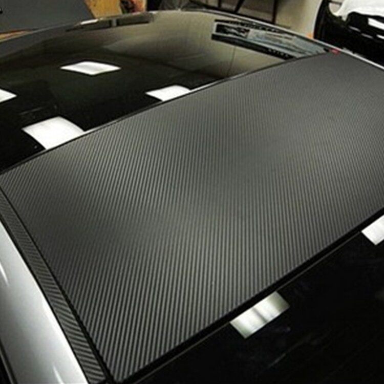 汽车3d碳纤维纸膜大格纹导气槽碳贴纤纸纤车碳ECE身改色膜