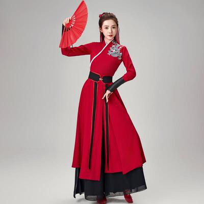 正品雪龙吟演出古典舞蹈女中国艺考太极剑花服兰古装侠客木风表舞