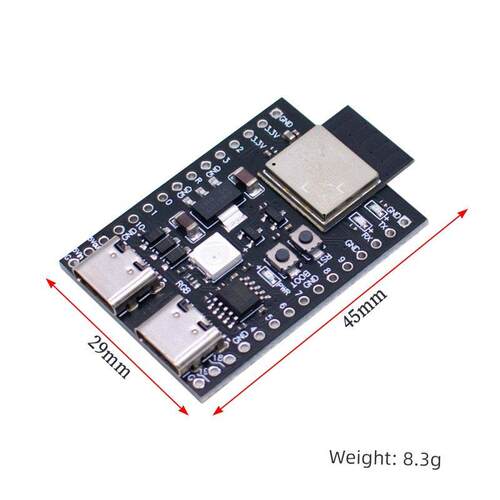 ESP32-C3开发板 双Type-C Wifi蓝牙BLE5.0DevKitM-1核心板ESP32C3