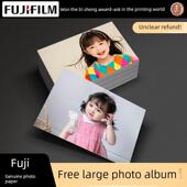 富士照片冲印打印冲洗手机里 6寸5洗相片做成相册高清相纸晒塑封