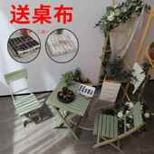可折叠子简LTI易便携小式 户外方圆桌桌吃饭餐桌椅阳台家用摆摊地