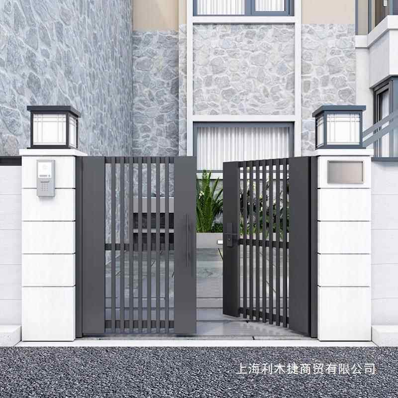 不锈钢外庭院门农自722建房大门铝合金庭院门村户外铁户别墅院门
