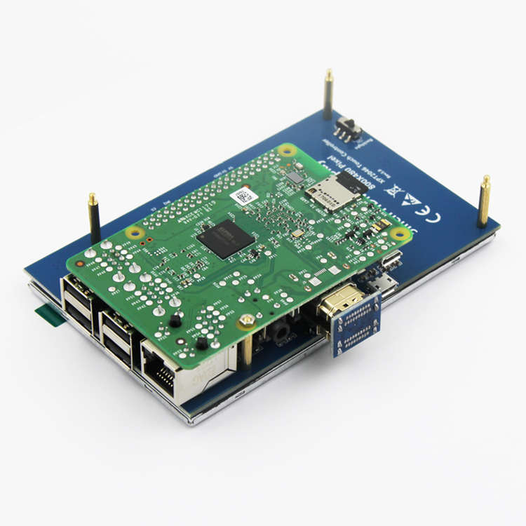 显示器显示屏lcd/树莓5pi插 +寸hdmi触摸屏 派 raspberry  3b4b