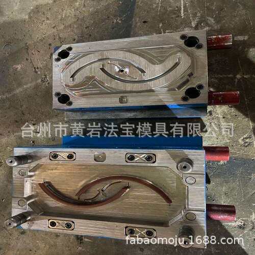 新款小尺寸藤条圆形塑料篮子盖子模具收纳筐注塑模具